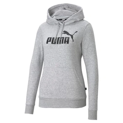 Image of Puma Hoodie, Women&#039;s, Size: XS, Light gray heather