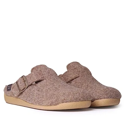 Image of Toni Pons Nortonfp Slippers, Men&#039;s, Size: 8, Taupe Textile