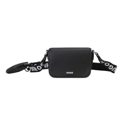 Image of HUGO BEL Crossbody FLAP Across body bag, Women&#039;s, Size: One Size, Black