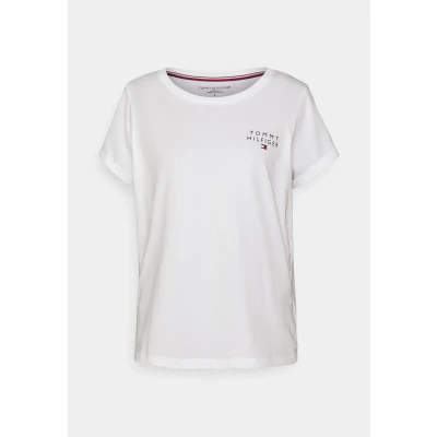 Image of Tommy Hilfiger Women&#039;s S/S T Shirts, Grey (Light Heather), S