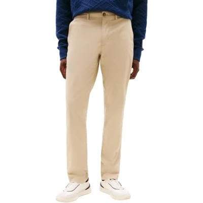 Image of Tommy Hilfiger Men&#039;s Chino, Khaki (Sandalwood), 40W / 30L