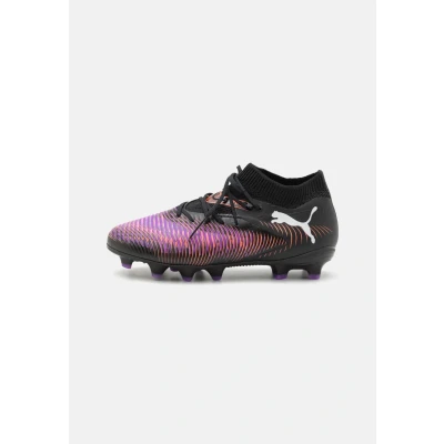 Image of Puma Future 8 PRO FG/AG Unisex Moulded stud football boots for kids, Size: 4, Black/white/glowing red Synthetics/textile