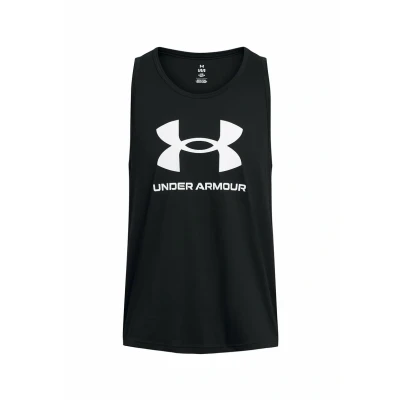 Image of Under Armour UA Sportstyle LOGO Top, Men&#039;s, Size: Medium, Black