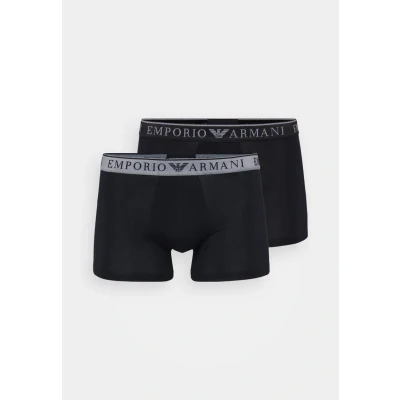 Image of Emporio Armani Trunk 2 PACK Pants, Men&#039;s, Size: Medium, Black
