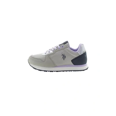 Image of U.S. POLO ASSN. NOBIK011K/CNH2 Nylon Sneakers for Children, Dark Blue Silver, 37 EU