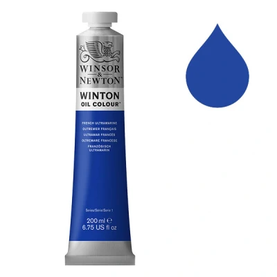Image of Winsor &amp; Newton Winton 200ml Oil Colour French Ultra,1437263
