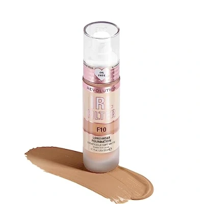 Image of Makeup Revolution IRL Filter Longwear Foundation 23ml (Various Shades) F10