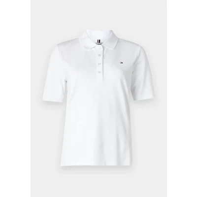 Image of Tommy Hilfiger Polo shirt, Women&#039;s, Size: Medium, Optic white