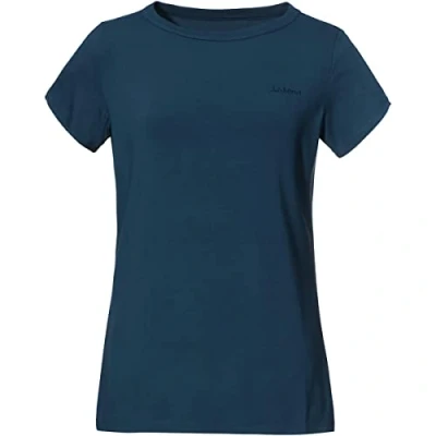 Image of Schöffel Filton Basic Tshirt, Women&#039;s, Size: 12, Moonlit ocean