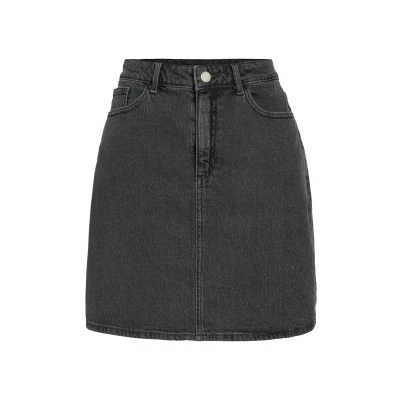 Image of VILA Vikaja JAF NOOS denim skirt, Women&#039;s, Size: 8, Grey