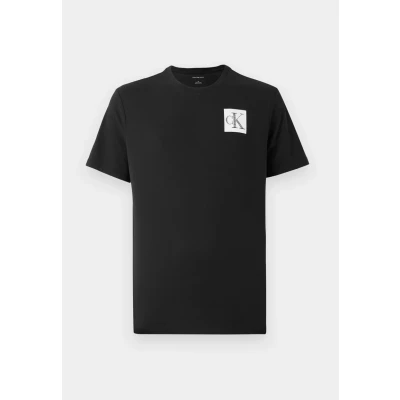 Image of Calvin Klein Jeans Print Tshirt, Men&#039;s, Size: XS, Black