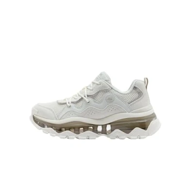 Image of Skechers UNO Chaos Trainers, Women&#039;s, Size: 4, White Leather and textile