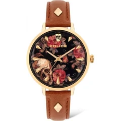 Image of Police Brown Miona Watch 16034MSG/02, Brown, strip