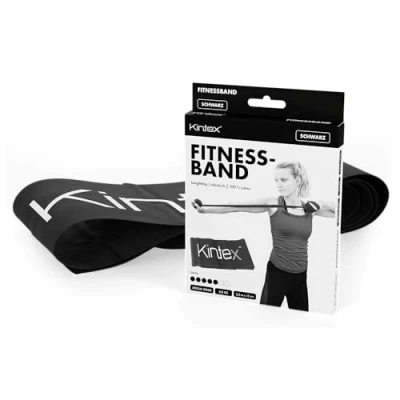 Image of Kintex Fitness Band 2.5m x 15cm Exercise 7 Strengths 100% Latex Portable Training