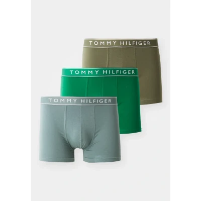 Image of Tommy Hilfiger Everyday Essentials 3 PACK Pants, Men&#039;s, Size: Small, Grey/green/brown