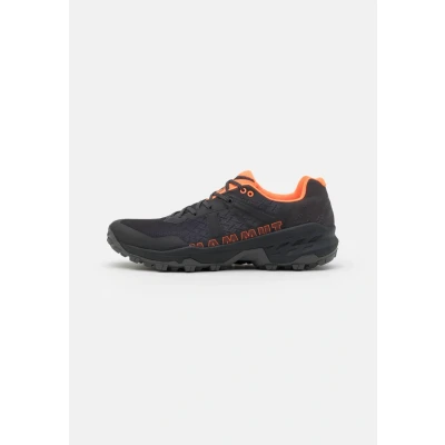 Image of Mammut Sertig II LOW GTX Hiking shoes, Men&#039;s, Size: 8, Black/vibrant orange Synthetics/textile