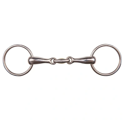Image of BR Double Jointed Loose Ring Snaffle 18 mm