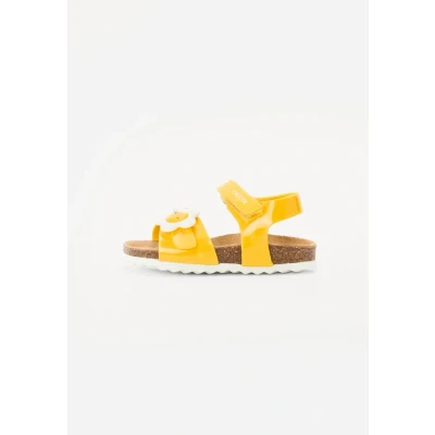 Image of Geox Chalki GIRL Baby shoes for kids, Size: 6K, Yellow Synthetics