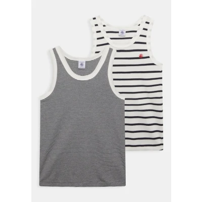 Image of Petit Bateau 2 PACK Undershirt for kids, Size: 5y, White