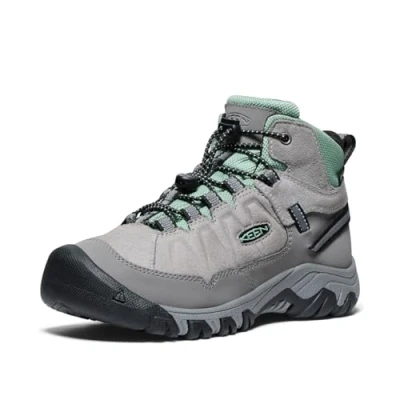 Image of KEEN Men&#039;s Targhee 4 Mid Height Durable Comfortable Waterproof Hiking Boots, black, 8.5 UK