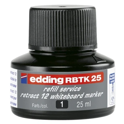 Image of Edding RBTK 25 black refill ink (25ml)
