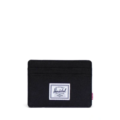 Image of Herschel Ecosystem 600D Recycled Polyester Unisex Wallet Black, RFID Protected