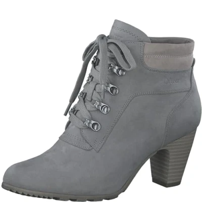 Image of s.Oliver Women&#039;s 5 25100 41 Ankle Boot, Grey, 6 UK