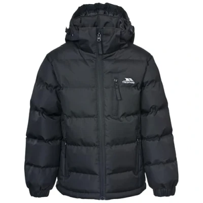 Image of Trespass Clip Mens Heavyweight Winter Padded Jacket with Hood