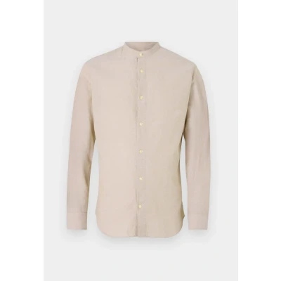 Image of JACK &amp; JONES Men&#039;s Jjebreeze Band Shirt Ls Sn Long Sleeve, Crockery, L