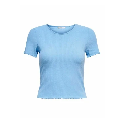 Image of ONLY Women&#039;s Onlemma Noos JRS S/S Short Top T Shirt, Ultramarine, XS
