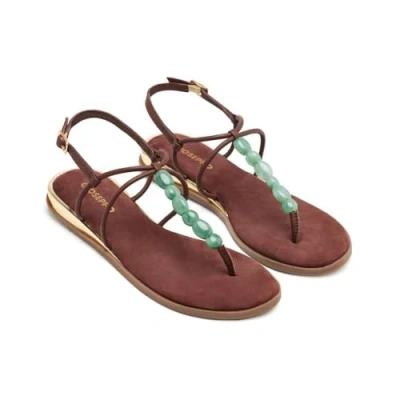 Image of Gioseppo Millville Tbar sandals, Women&#039;s, Size: 370, Marron shoes