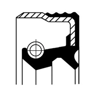 Image of Shaft Seal, differential CORTECO 01016877B