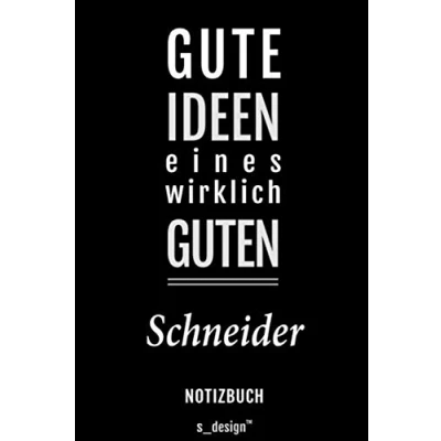 Image of Notizbuch für Schneider: Originelle Geschenk Idee [120 Seiten kariertes blanko Papier]