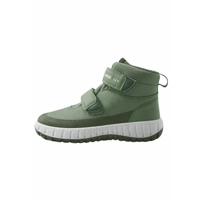 Image of Reima Patter Unisex Hiking shoes for kids, Size: 11.5 12K, Greyish green Synthetics/textile