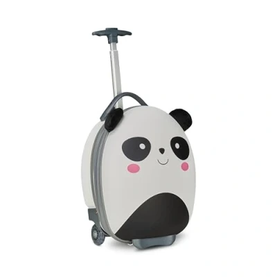 Image of SJ GANG STYLE JAM Hard School Trolley for Children, Fancy Animals, Black and White, Panda Design, Leisure, Taglia Unica, Modern, One Size, modern