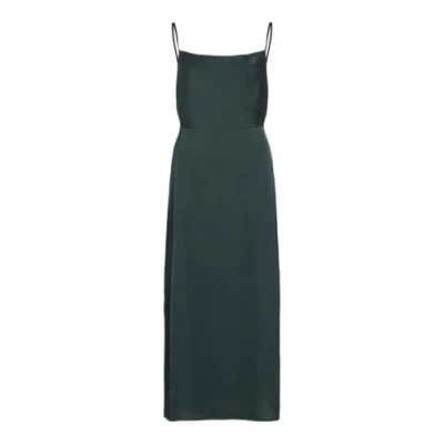 Image of Vila Women&#039;s Viravenna Strap Ankle Dress Noos Dress, Scarab, 8