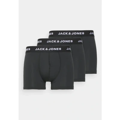 Image of Jack &amp; Jones Jacbase Trunks 3 PACK Pants, Men&#039;s, Size: Medium, Black
