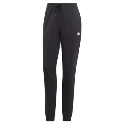 Image of adidas Sportswear Essentials Linear Cuffed PANT Tracksuit bottoms, Women&#039;s, Size: XL, Black/white