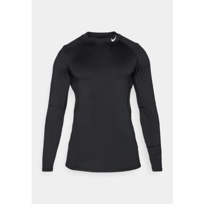 Image of Nike Performance Tight MOCK Long sleeved top, Men&#039;s, Size: XXL, Black/white