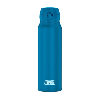 Image of Thermos ULTRALIGHT BOTTLE 0,75 l, azure water mat, Thermosflasche aus Edelstahl, 10 heiß / 20 h kalt, absolut dicht für Wasser, Tee, stille Getränke