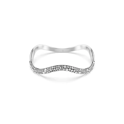 Image of Swarovski Sublima CUFF Single CRY Bracelet silvercoloured, Women&#039;s, Size: Large, Silver coloured