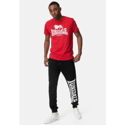 Image of Lonsdale Men&#039;s St Erney T Shirt, red, 4XL