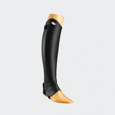 Image of Parlanti Elastic Mini Chaps Black Medium / Regular Horse Riding Equestrian
