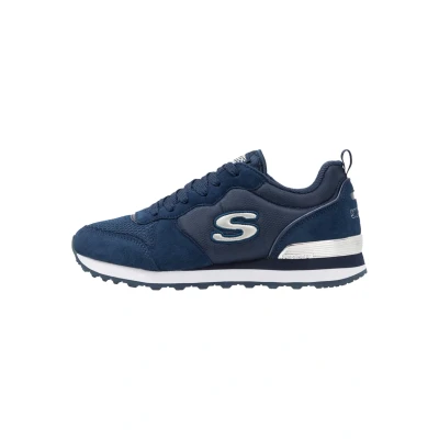 Image of Skechers OG 85 Trainers, Women&#039;s, Size: 5, Navy Leather and textile
