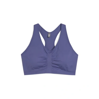 Image of Puma 4KEEPS Shapeluxe Seamless Medium support sports bra, Women&#039;s, Size: Small, Blue crystal