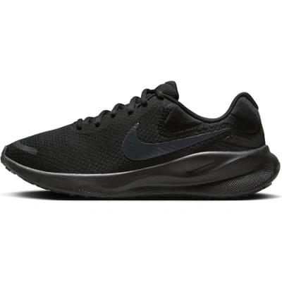 Image of Nike Performance Revolution 7 Neutral running shoes, Women&#039;s, Size: 4, Black/off noir Synthetics/textile