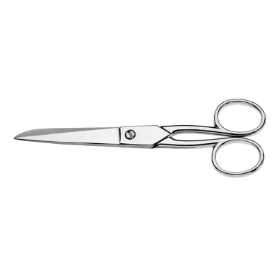 Image of Clauss Sewing Scissors, Metal, Silver, 15.6 x 7.5 0.5 cm