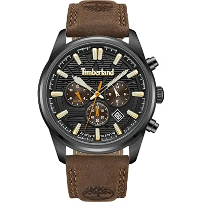 Image of Timberland Northbridge Chronograph watch, Men&#039;s, Size: One Size, Schwarz