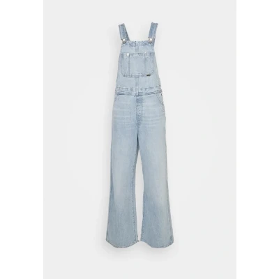 Image of G STAR Straight LEG Dungarees, Women&#039;s, Size: XXS, Sun faded cloudburst
