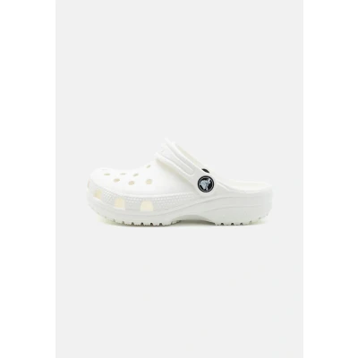 Image of Crocs Classic Unisex Pool slides for kids, Size: 12K, White Synthetics
